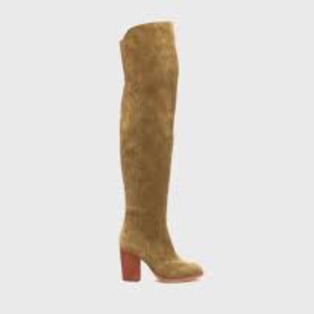 Kelsi Dagger Logan over the knee boot Olive Size 7